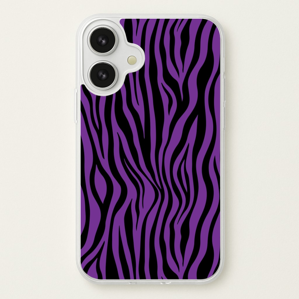 Purple Zebra - Animal Patterns Phone Case