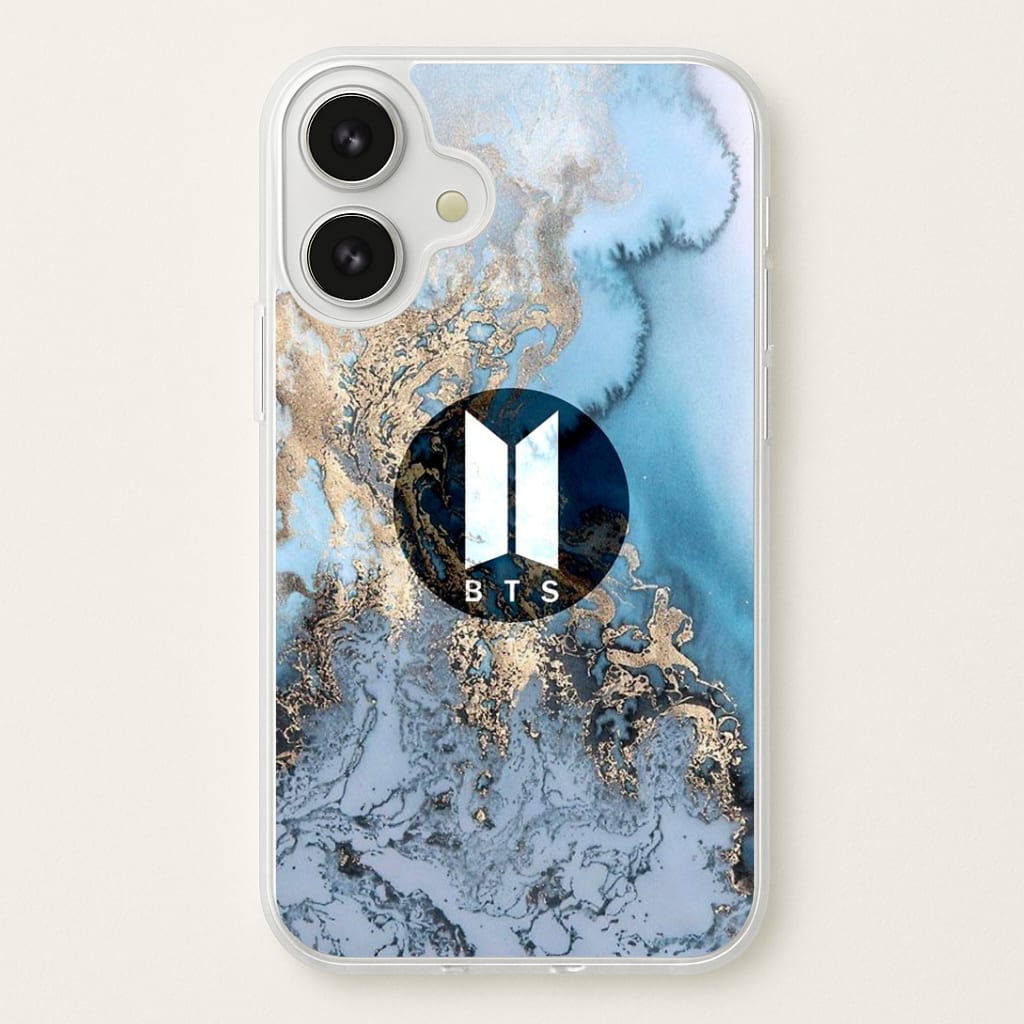 K-Pop Band Logo Marble Phone Case