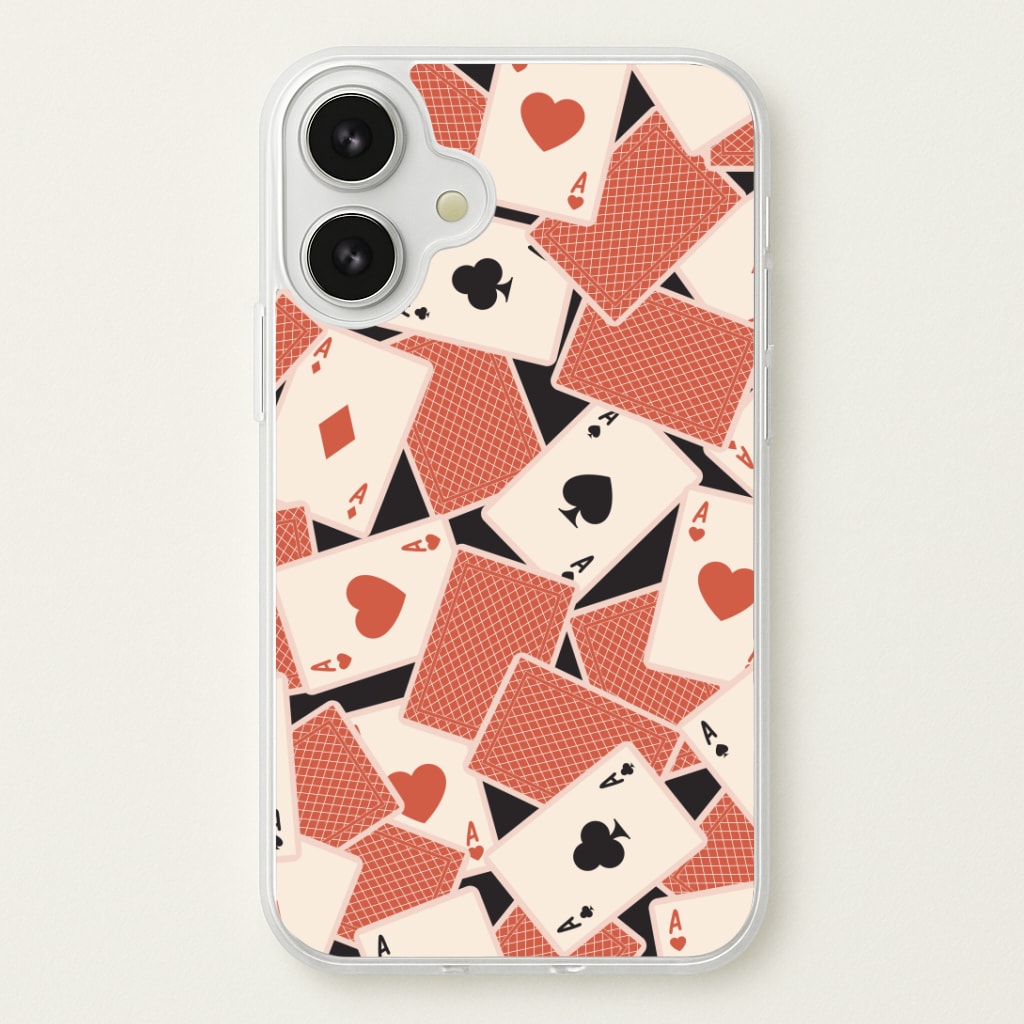 Playing Cards Collage Pattern Phone Case