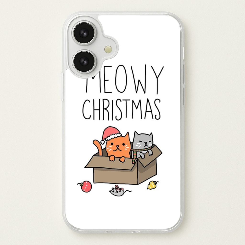 Meowy Christmas Phone Case