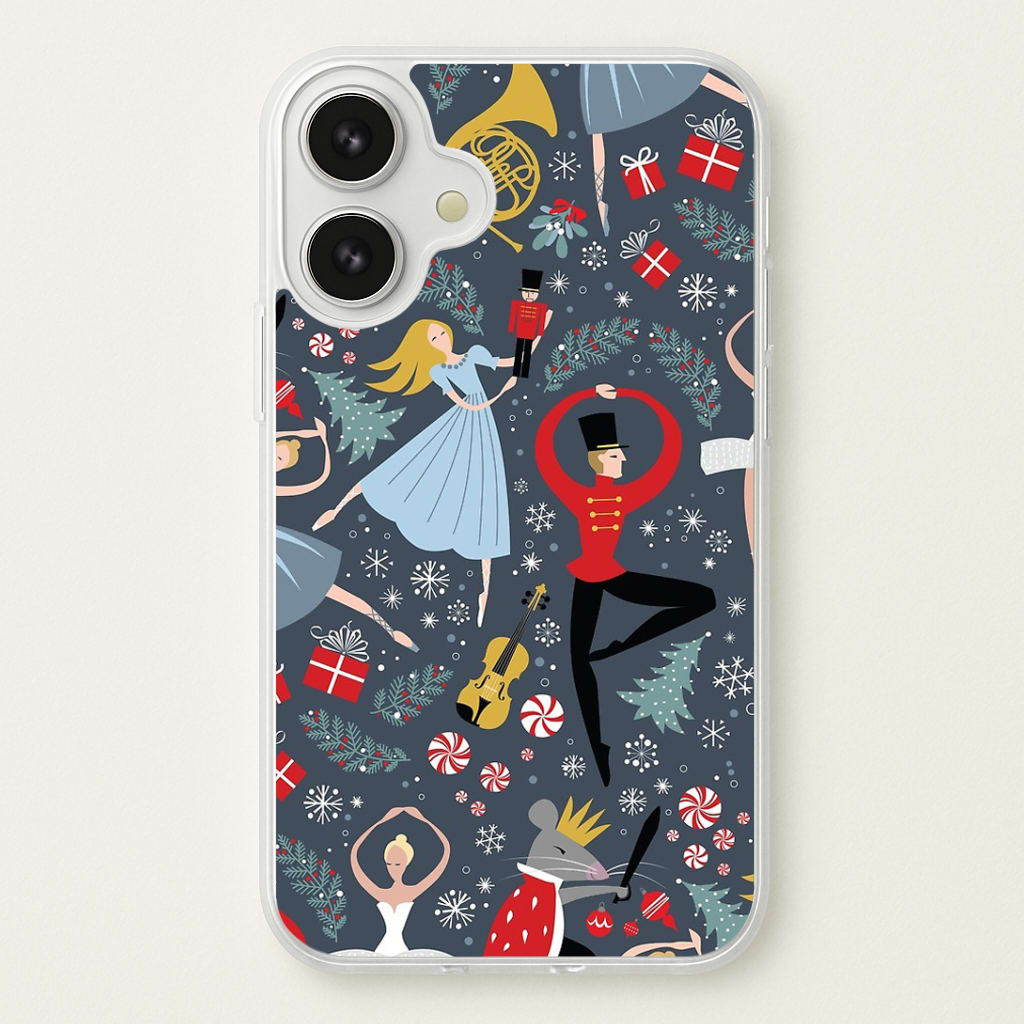 Nutcracker Ballet Pattern - Christmas Phone Case