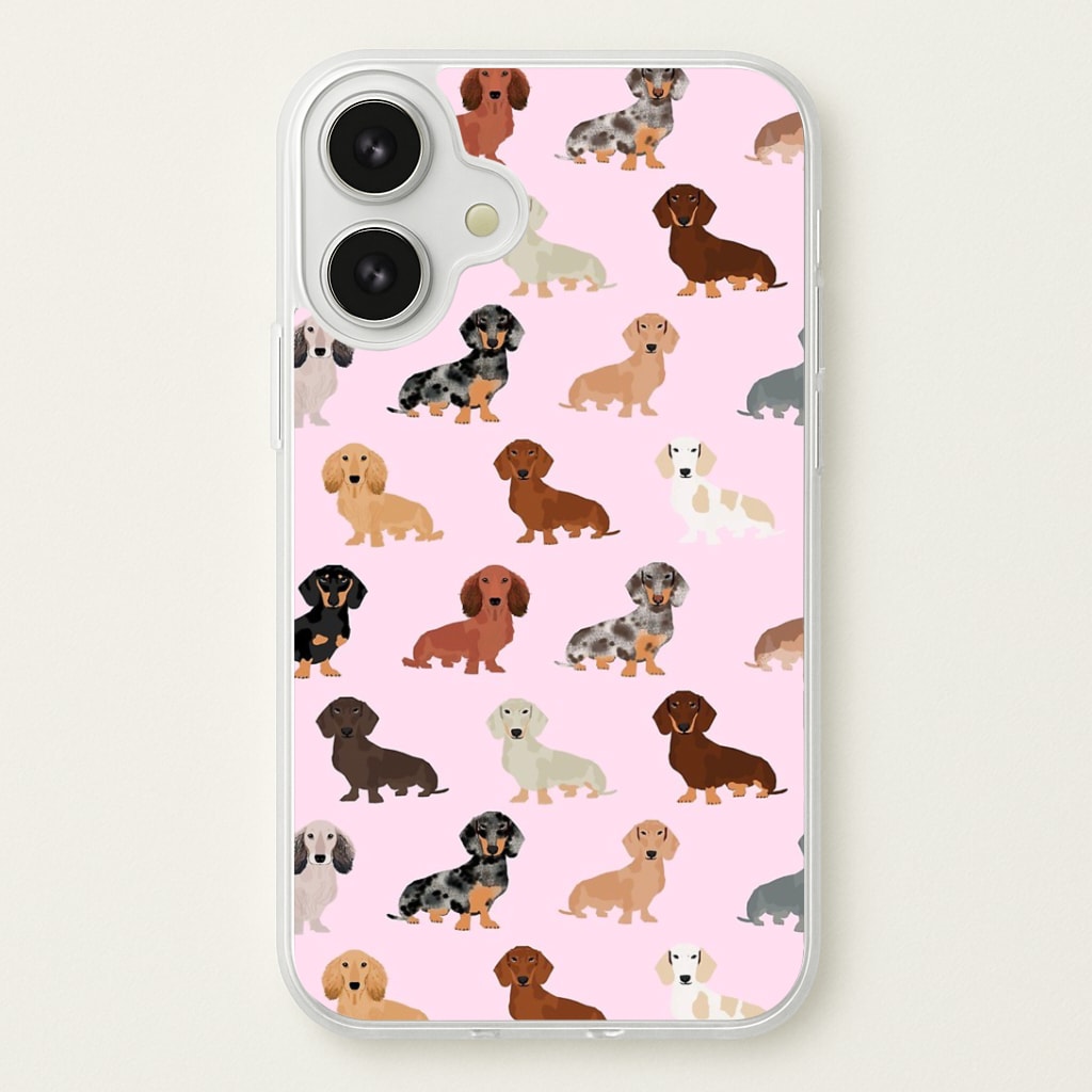 Dachshund Breed Pattern Phone Case