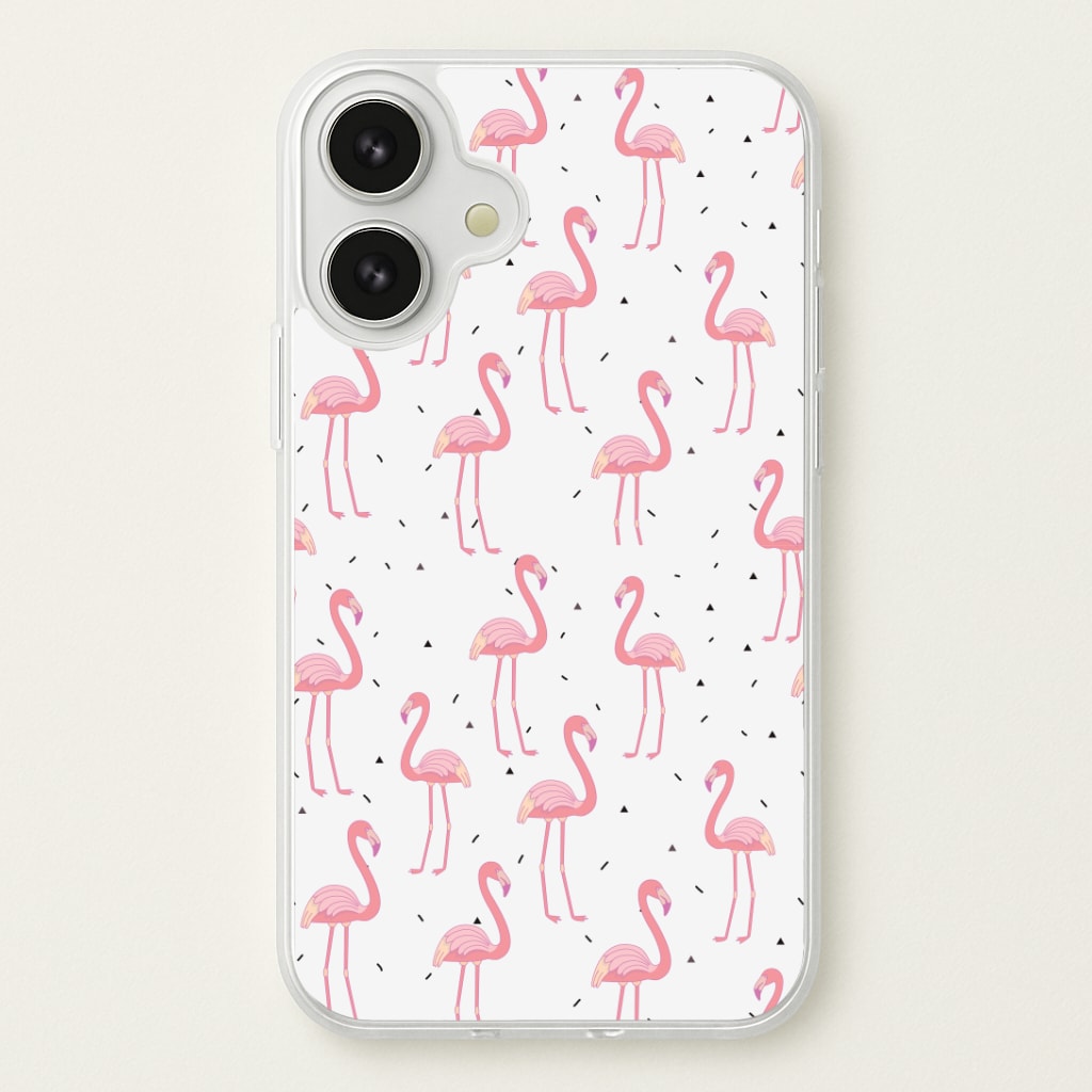 Pink Flamingo Pattern Phone Case