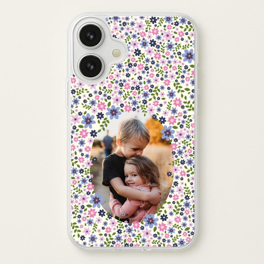 Detailed Flower Pattern - Personalised Mother's Day Phone Case