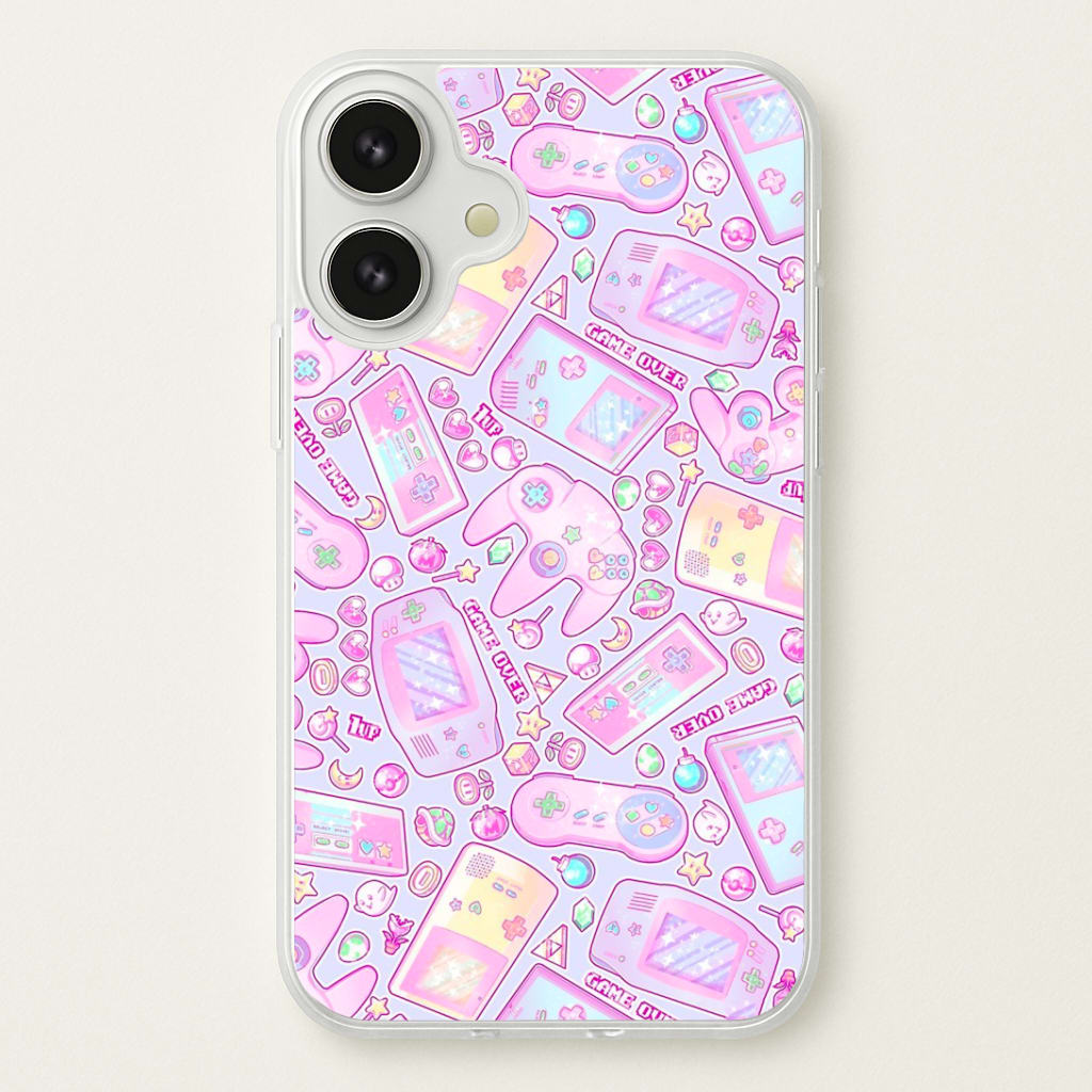 Power Up, Gaming Pattern Phone Case