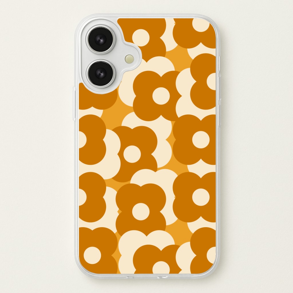 Retro Flower Pattern Phone Case