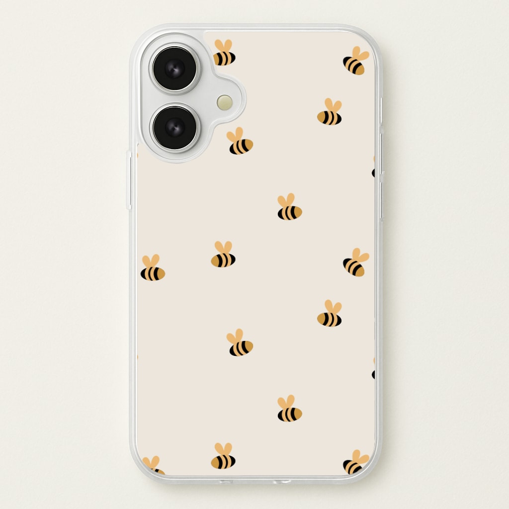 Spring Bee Pattern Phone Case
