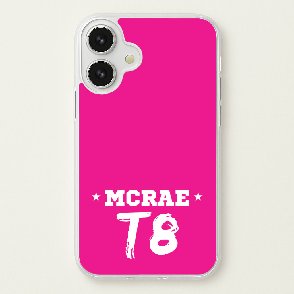 Pink T8 Sports Phone Case