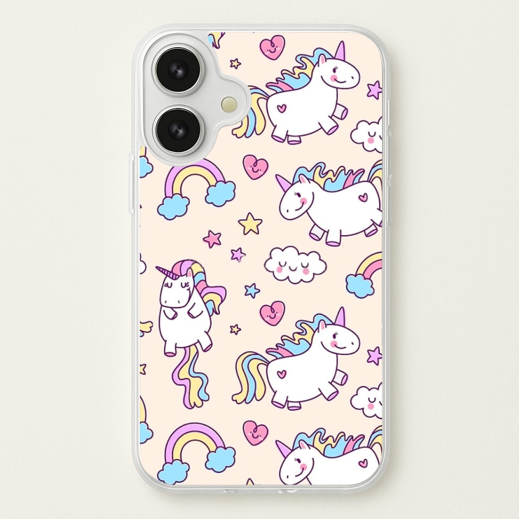 Cute Unicorn Pattern Phone Case