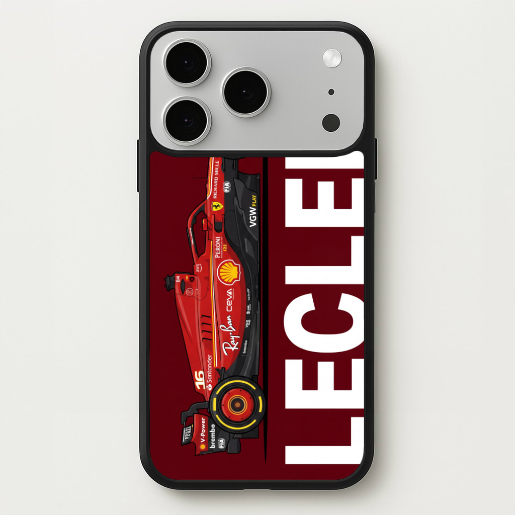 Leclerc Racer Phone Case