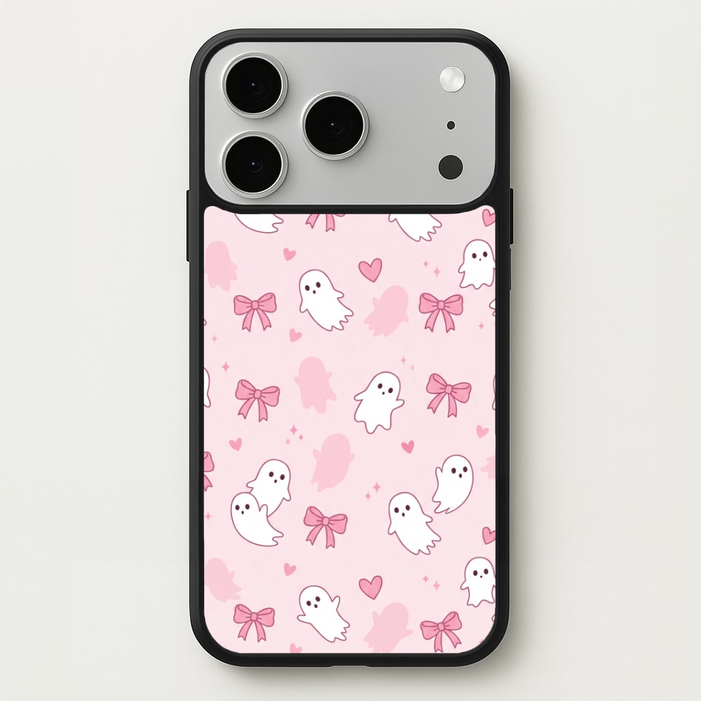 Pink Ghosts And Bows Phone Case