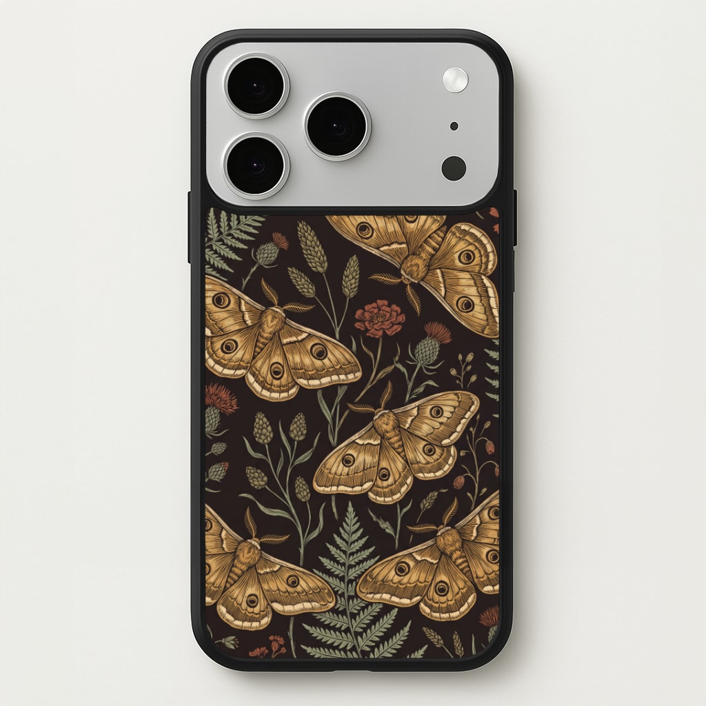 Moth And Moonlight Phone Case