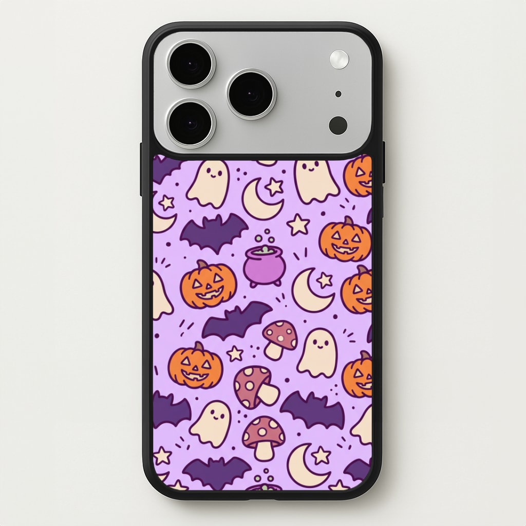 Lilac Witchy Doodles Phone Case