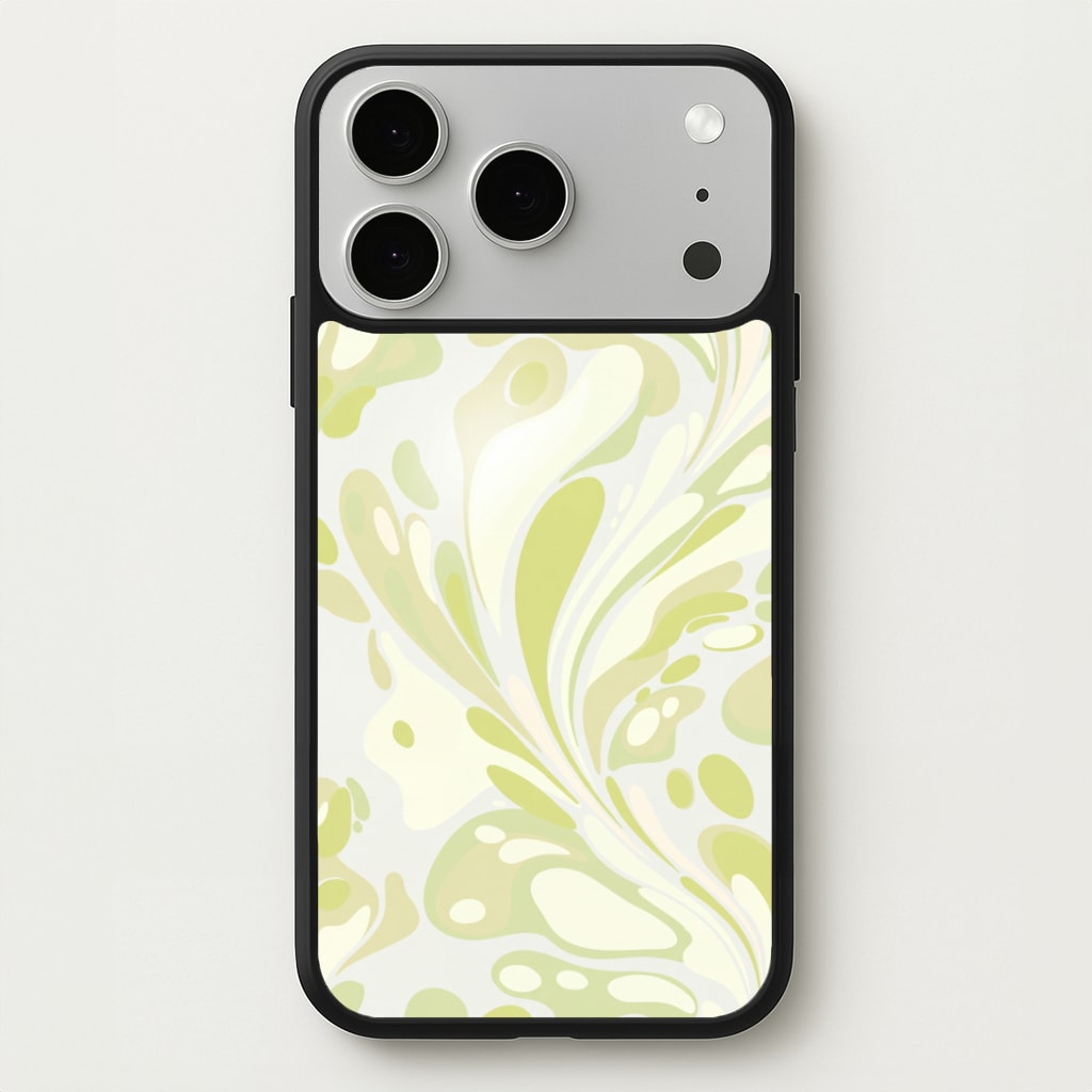 Pistachio Marble Swirl Phone Case
