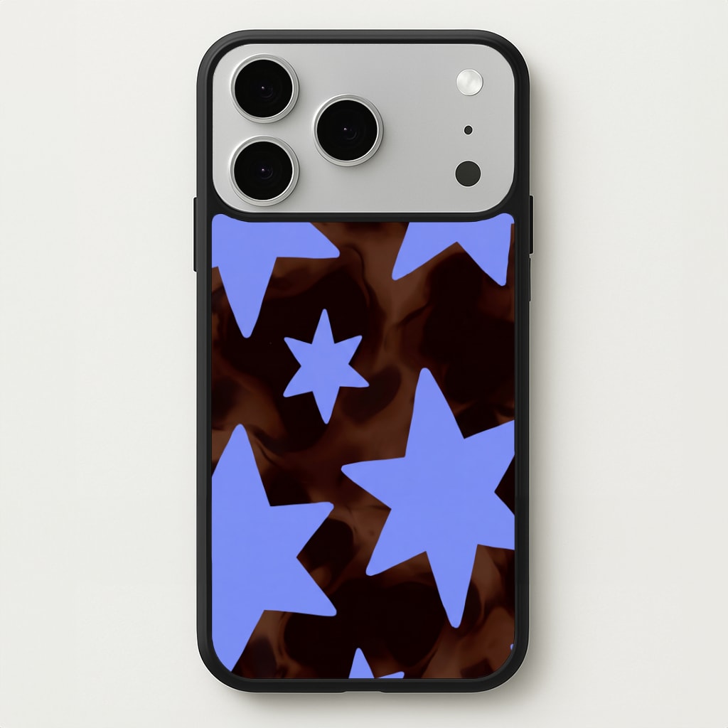 Tortoiseshell Star Scatter Phone Case