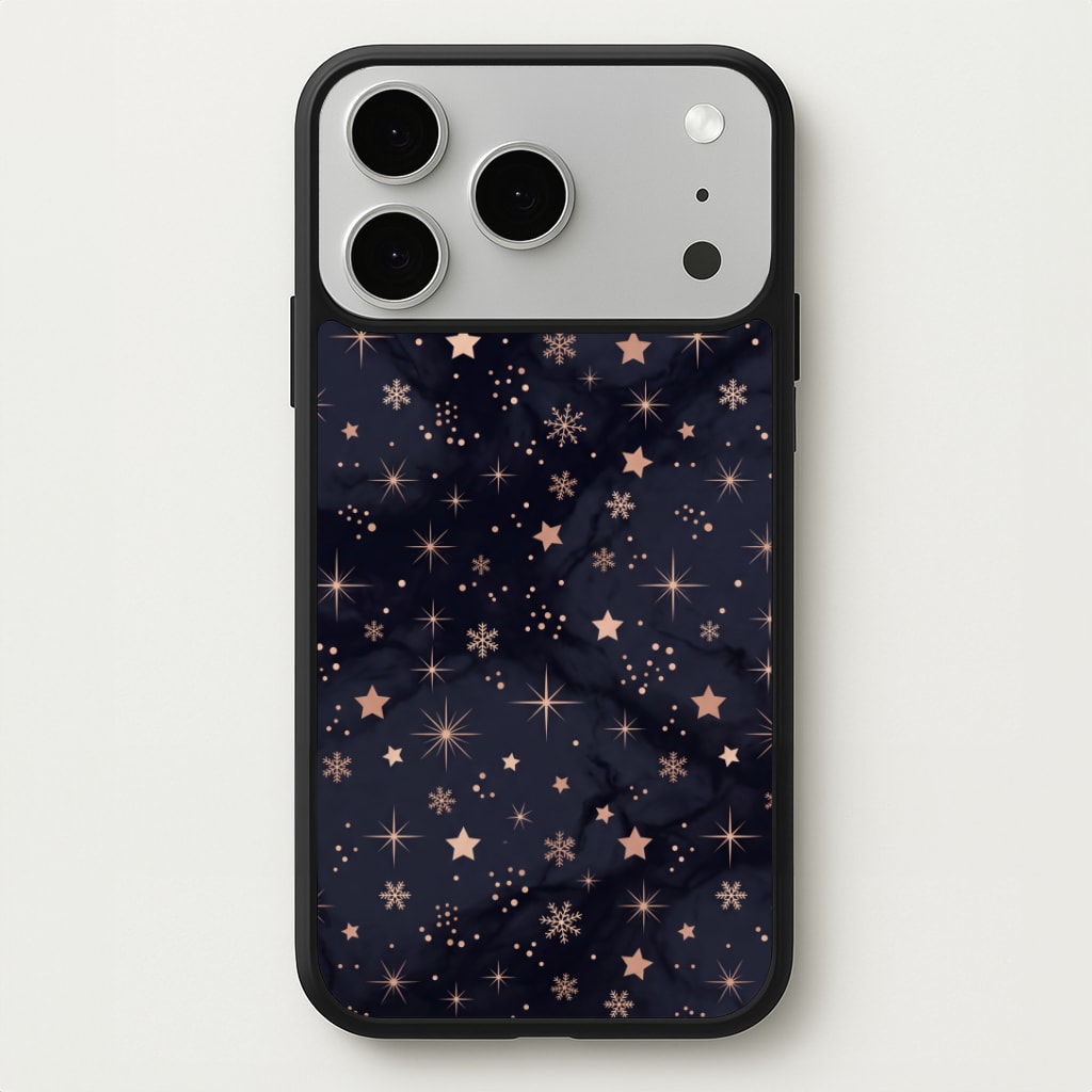 Midnight Frost Stars Phone Case