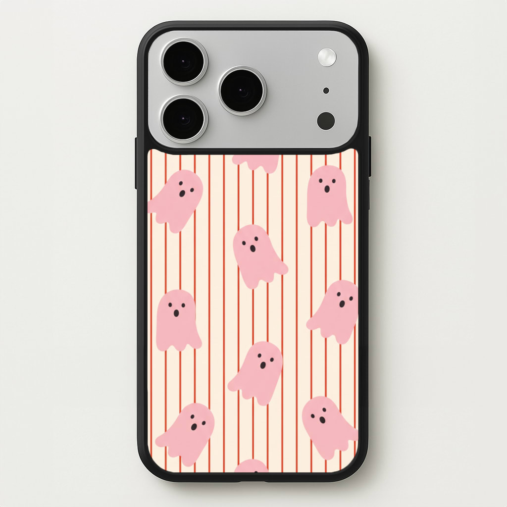 Candy Stripe Ghosts - Vanilla Phone Case