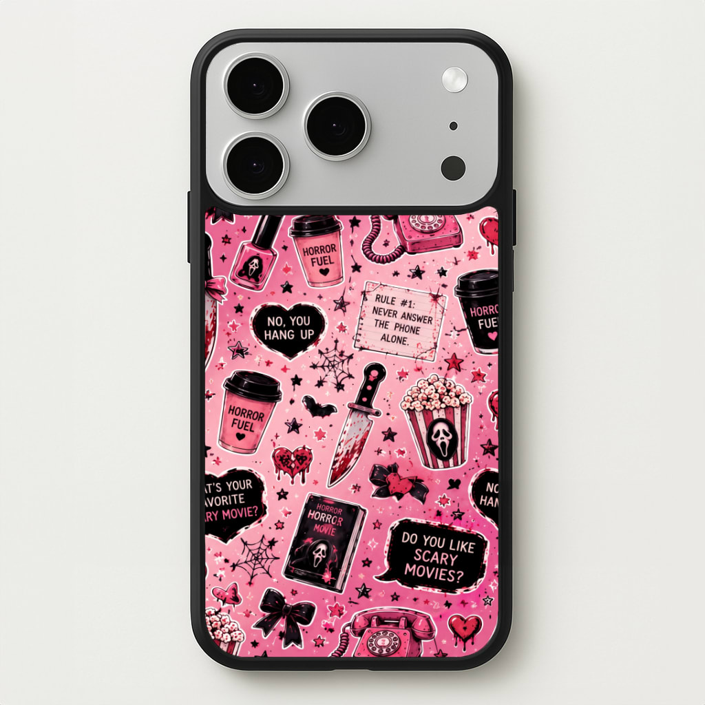 Horror Movie Pink Pattern Phone Case