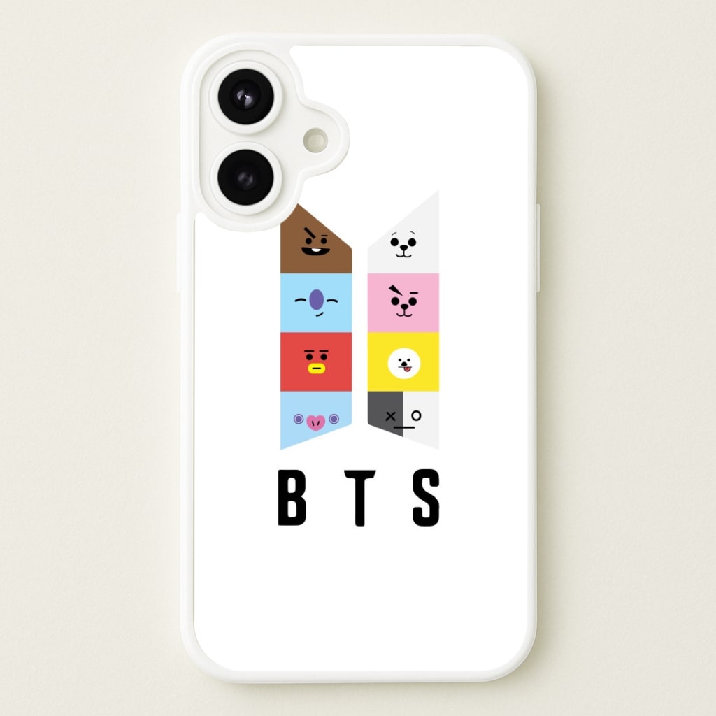 BT21 K-Pop Band Logo Phone Case