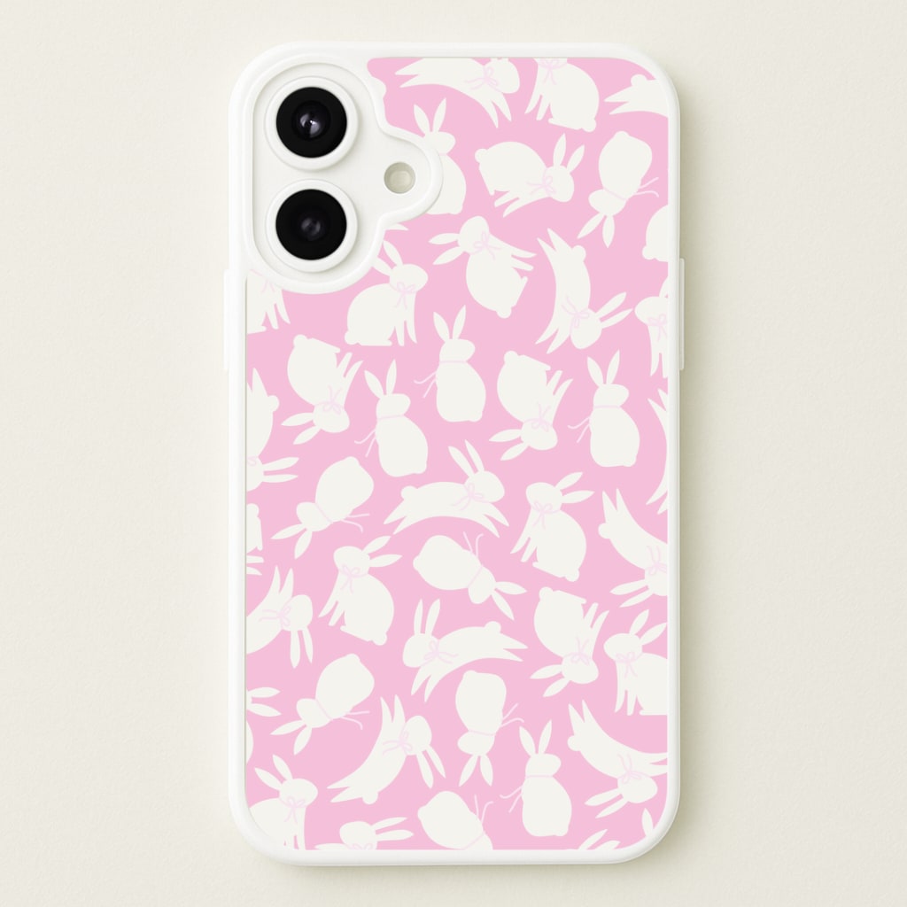 Bunnies And Bows - Easter Patterns Phone Case