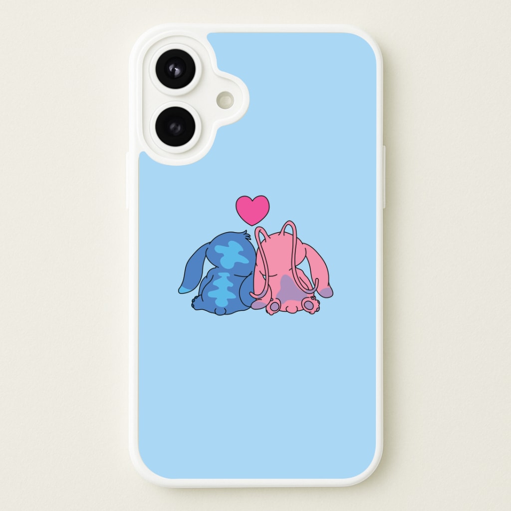 In Love - Pink Alien Phone Case