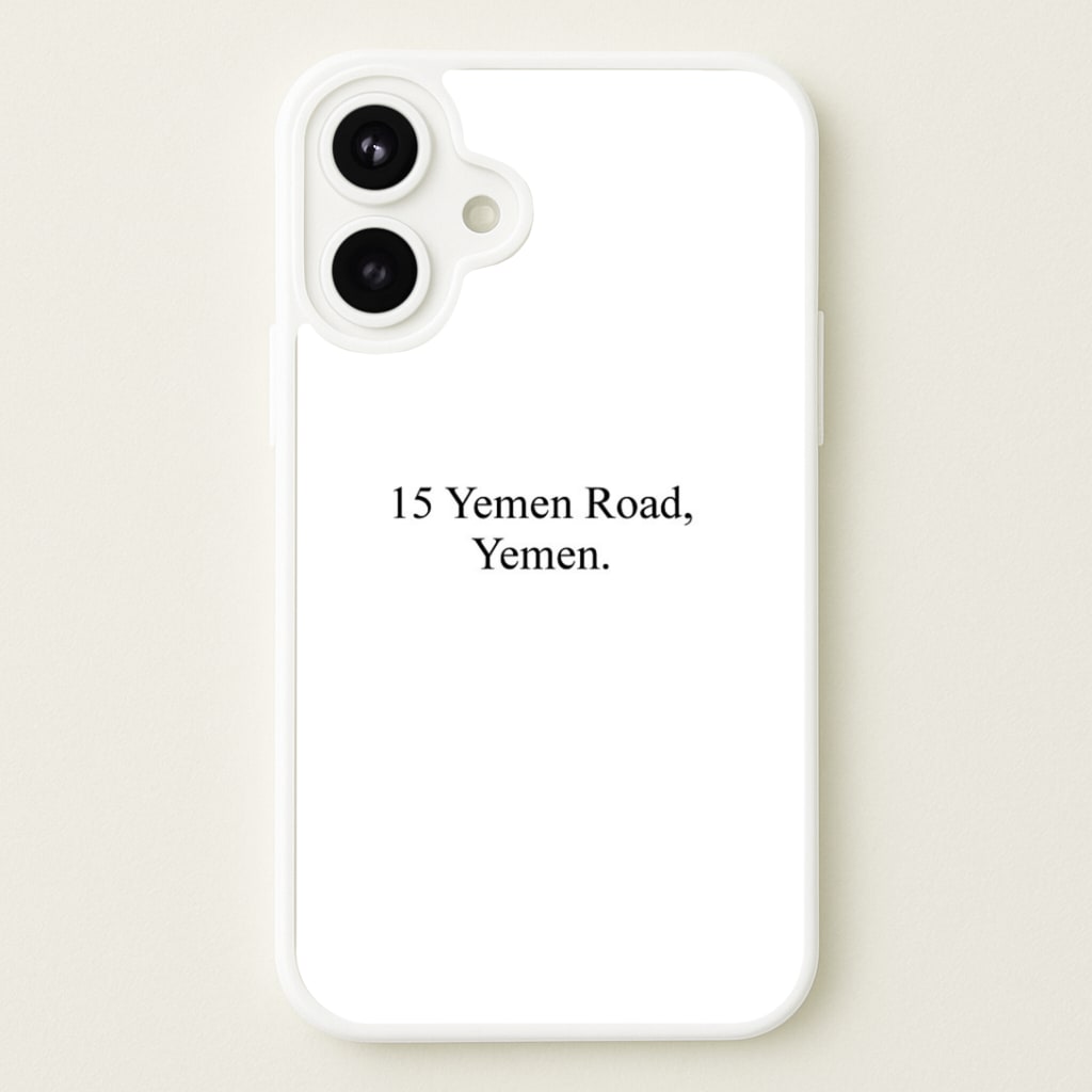 15 Yemen Road, Yemen Phone Case