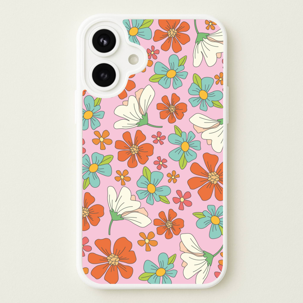 Pink Flower Pattern - Mothers Day Phone Case