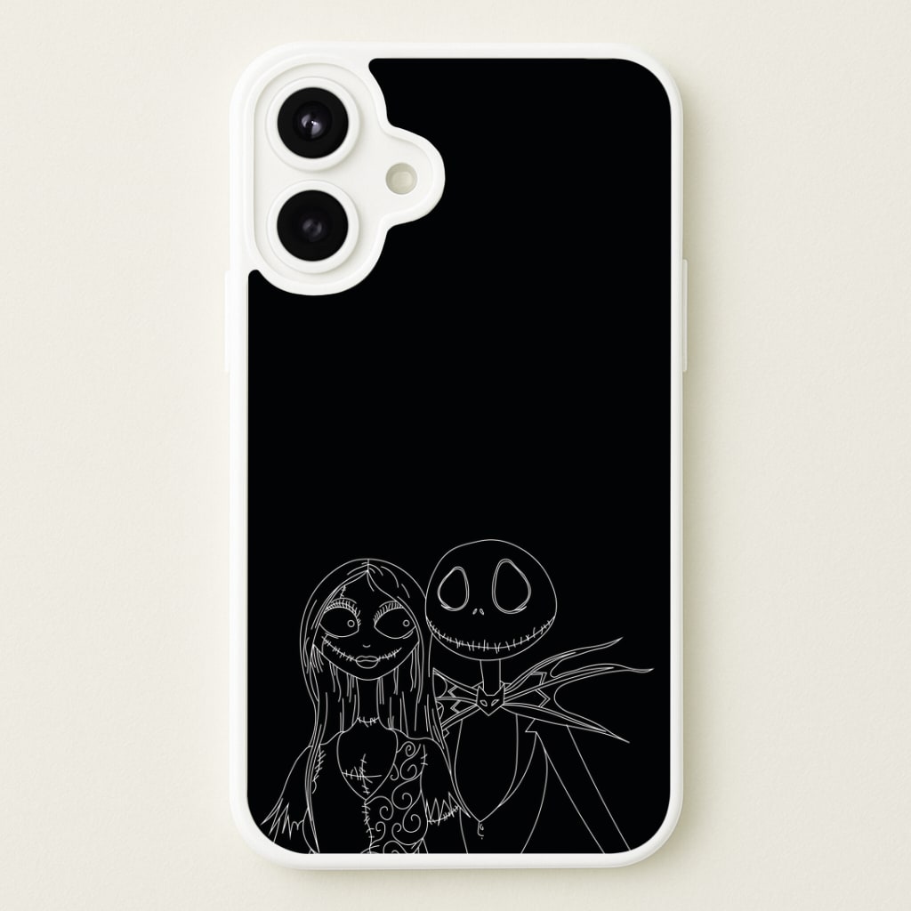 Jack And Sally - TNBC Phone Case