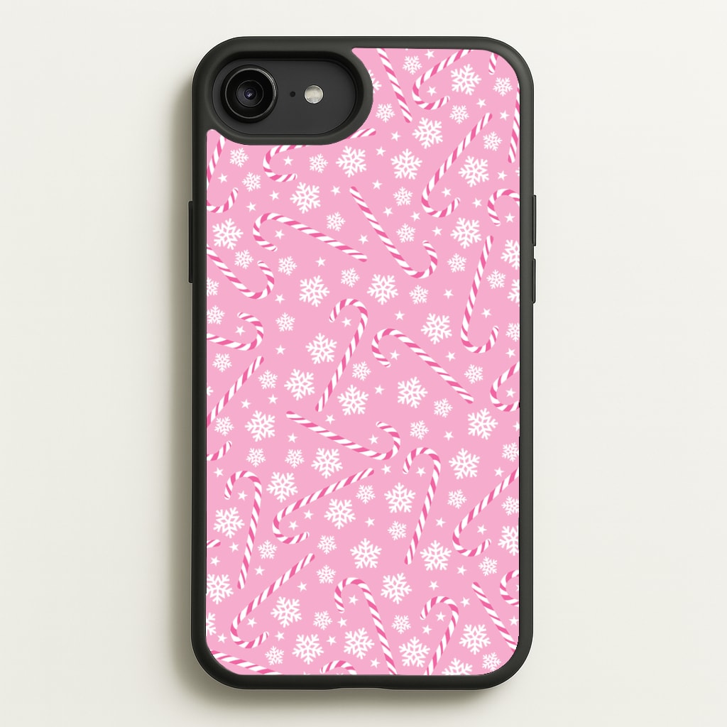 Candy Cane Pattern Phone Case