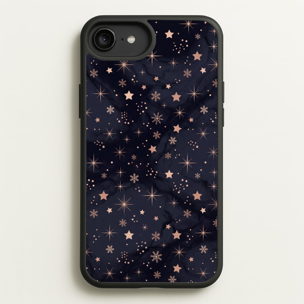 Midnight Frost Stars Phone Case