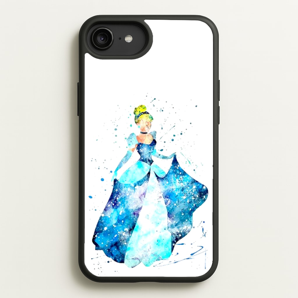 Watercolour Cinderella Fairytale Phone Case