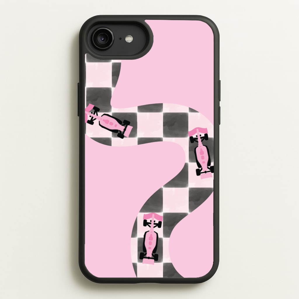 Checkered Track Phone Case