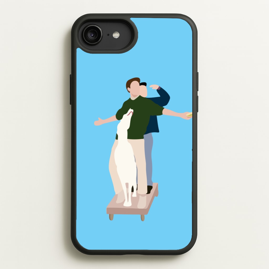 Two Men And A Dog Phone Case