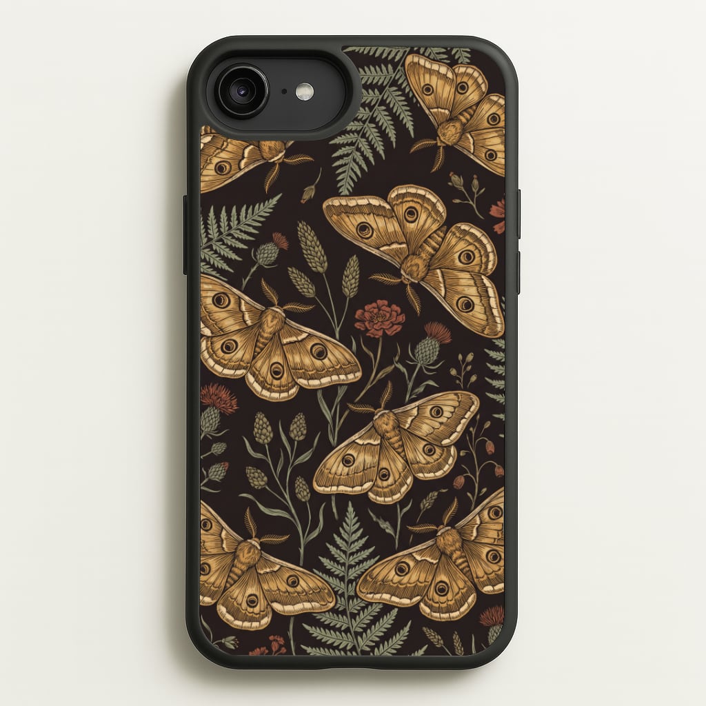 Moth And Moonlight Phone Case