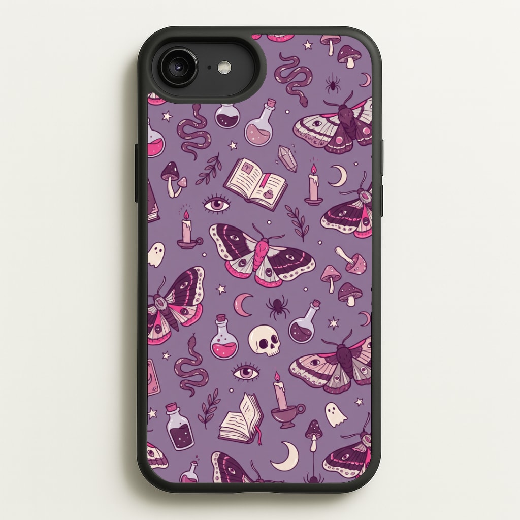 Purple Witchy Doodles Phone Case