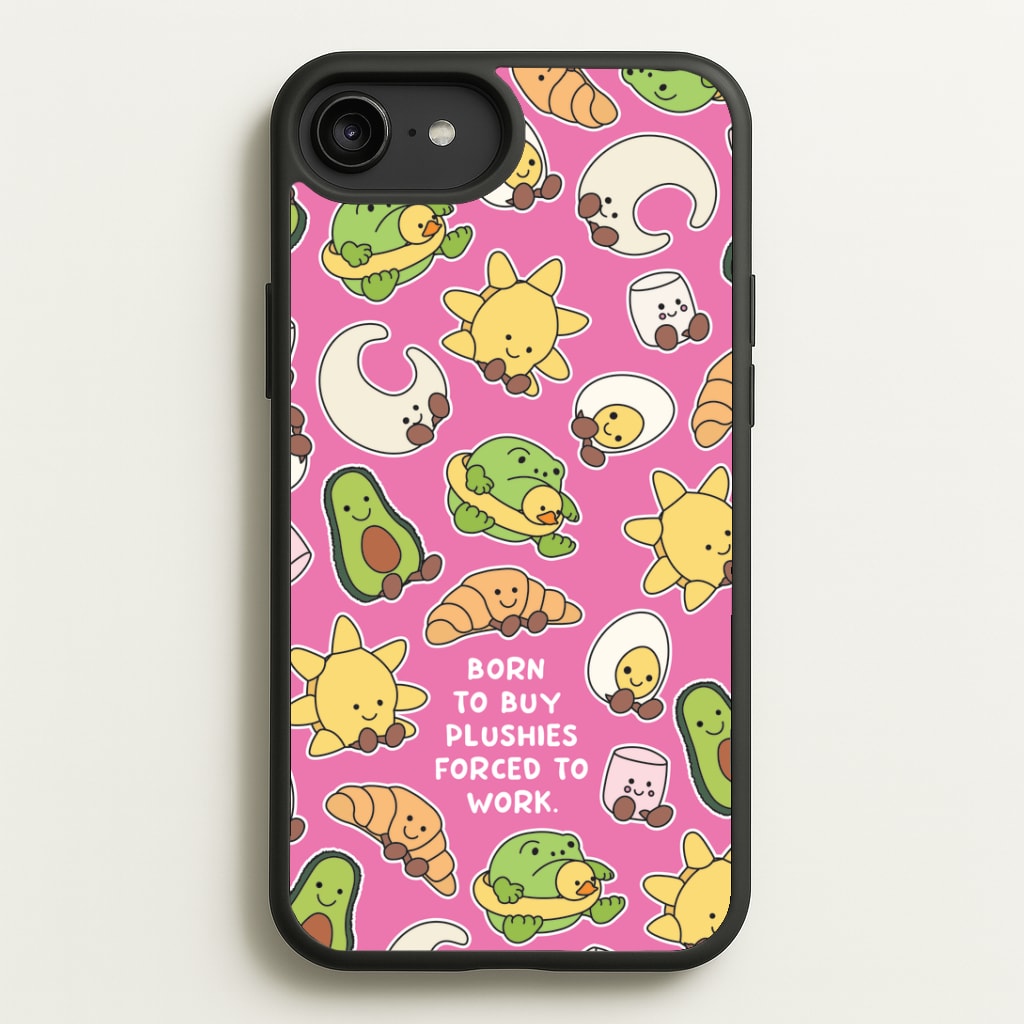 Born To Buy Plushy Phone Case