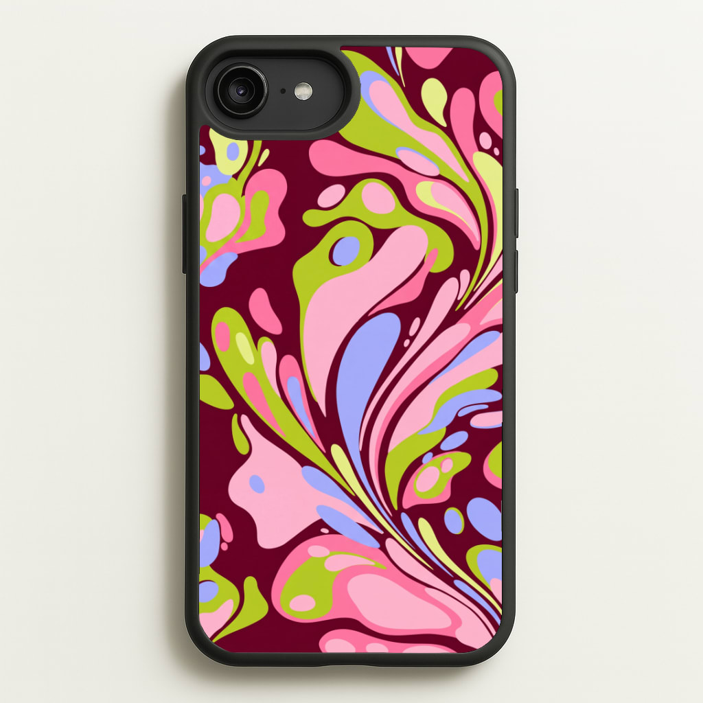 Multicolour Marble Swirl Phone Case