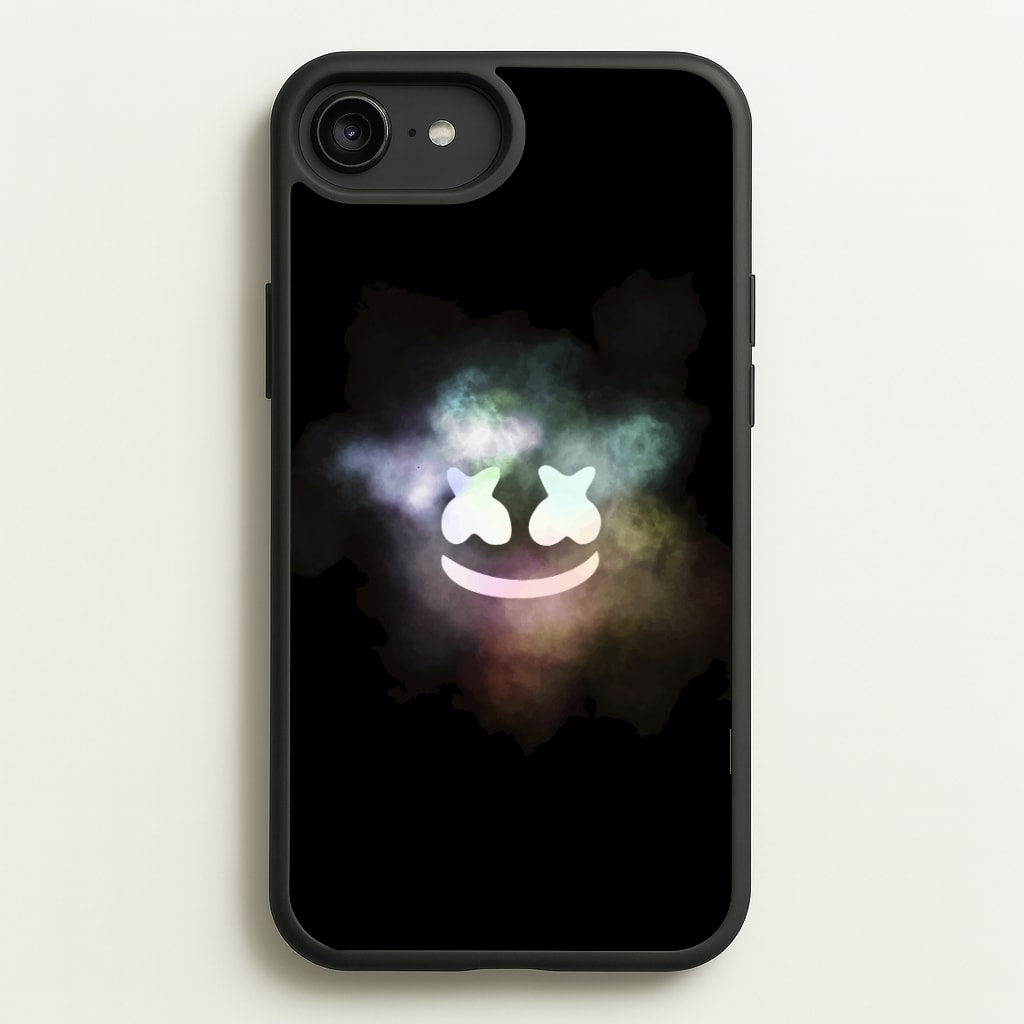 Black White Helmet DJ Smoke Phone Case