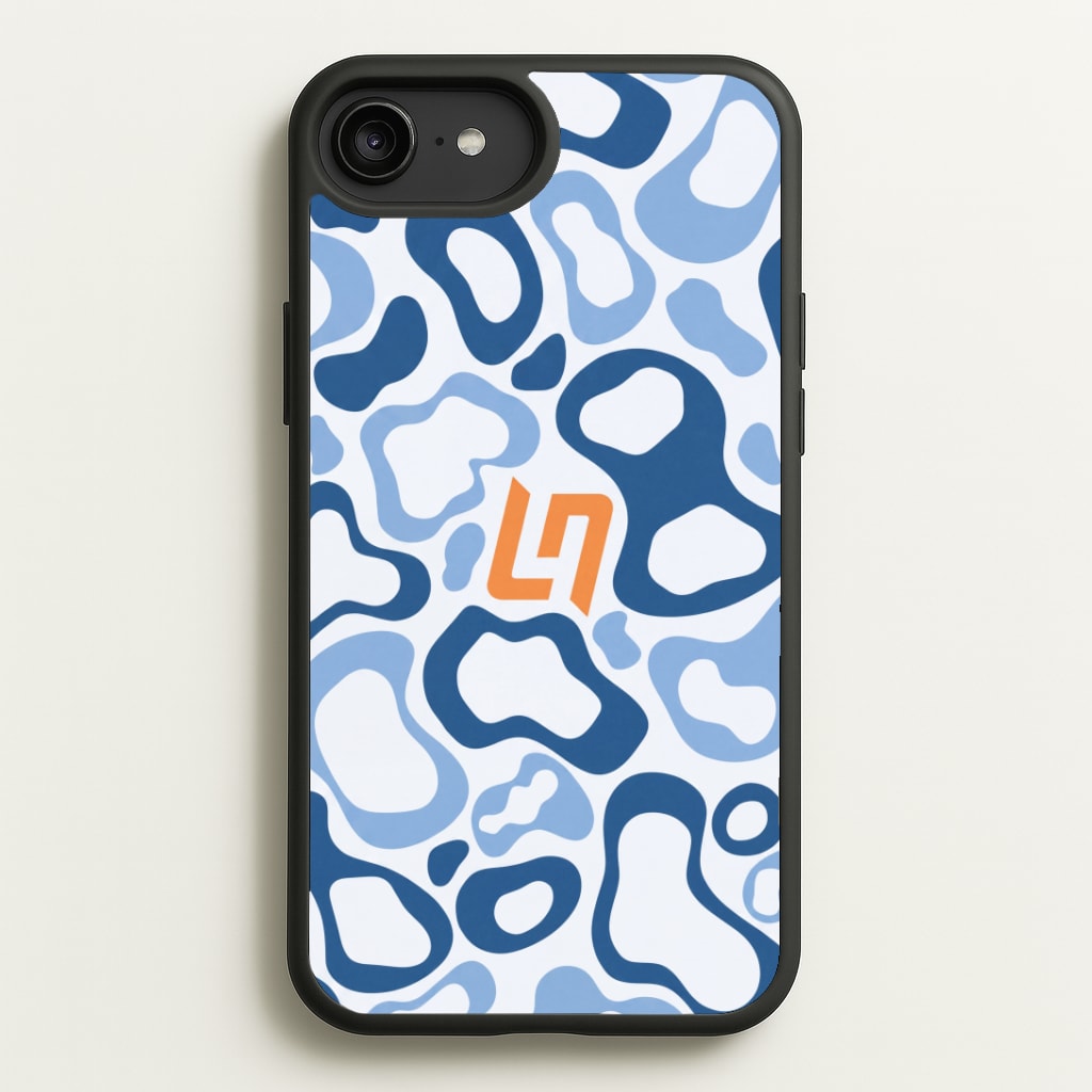 Norris Helmet Pattern - Blue Phone Case
