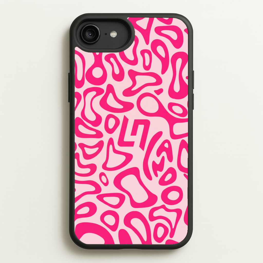 Norris Helmet Pattern - Pink Phone Case