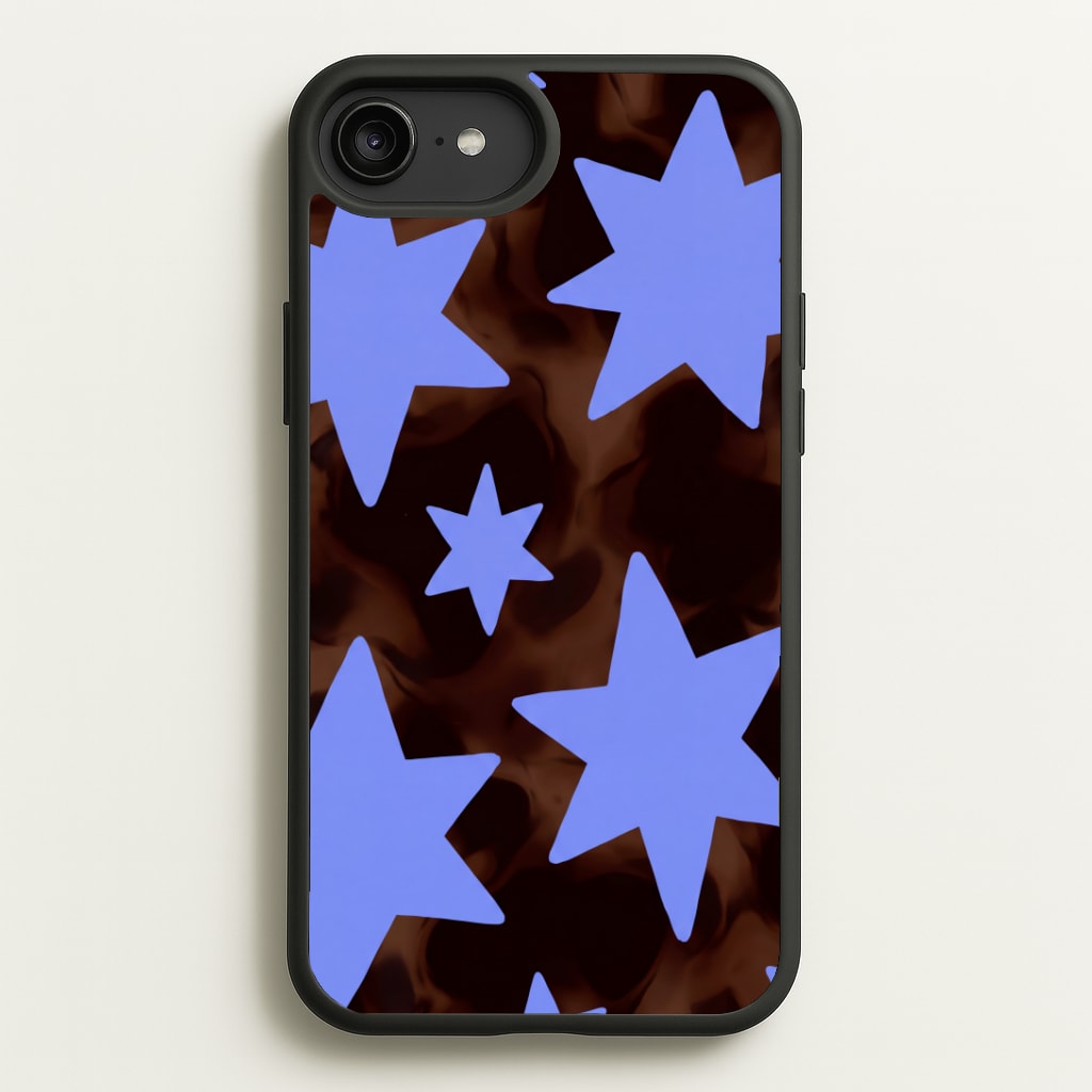 Tortoiseshell Star Scatter Phone Case