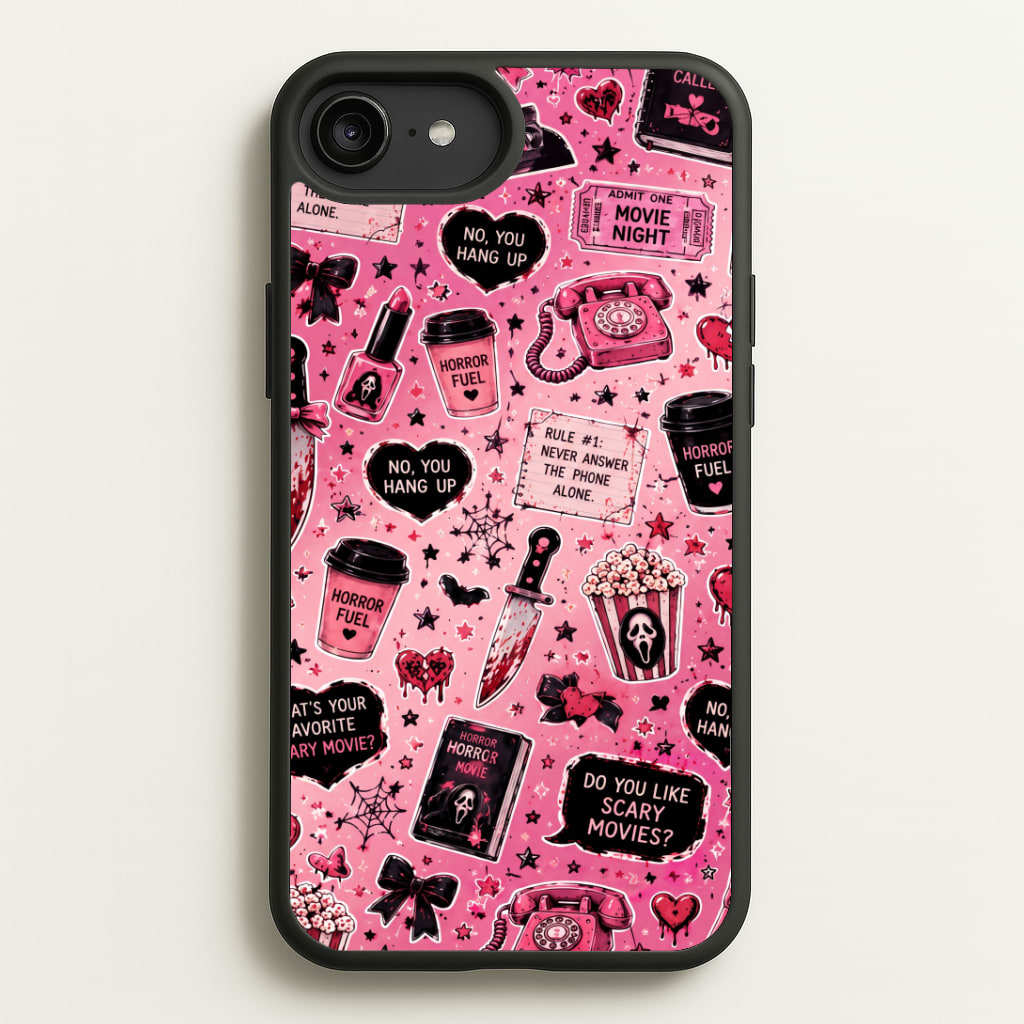 Horror Movie Pink Pattern Phone Case