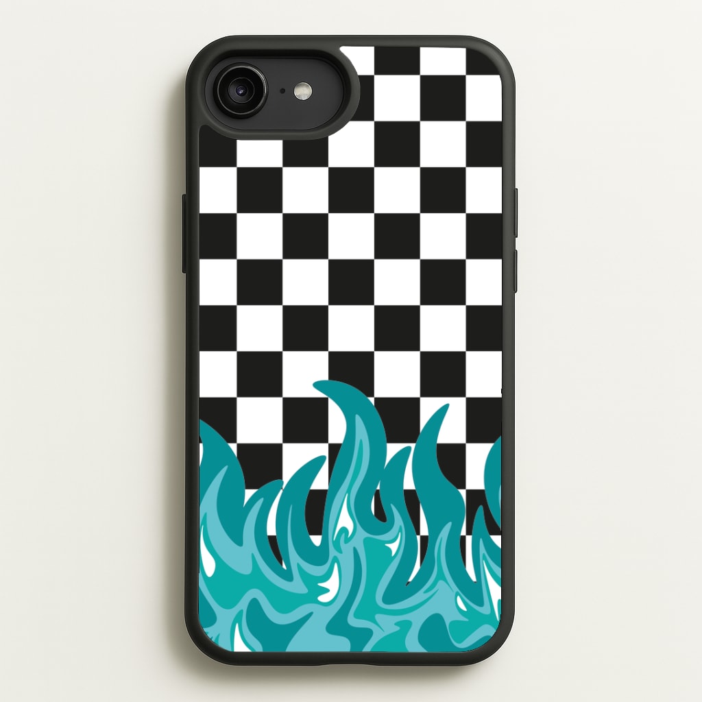 Blue Flame - Skate Aesthetic Phone Case