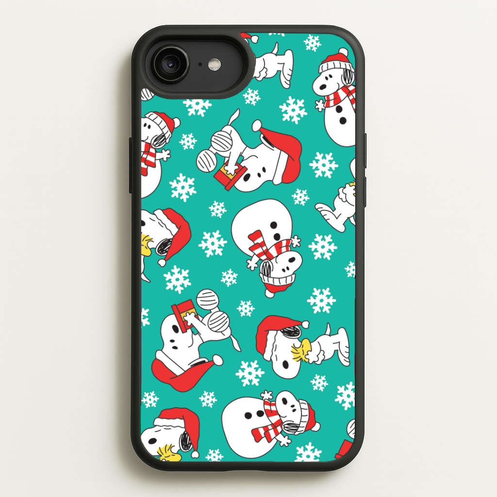 Christmas Cartoon Beagle Pattern Phone Case