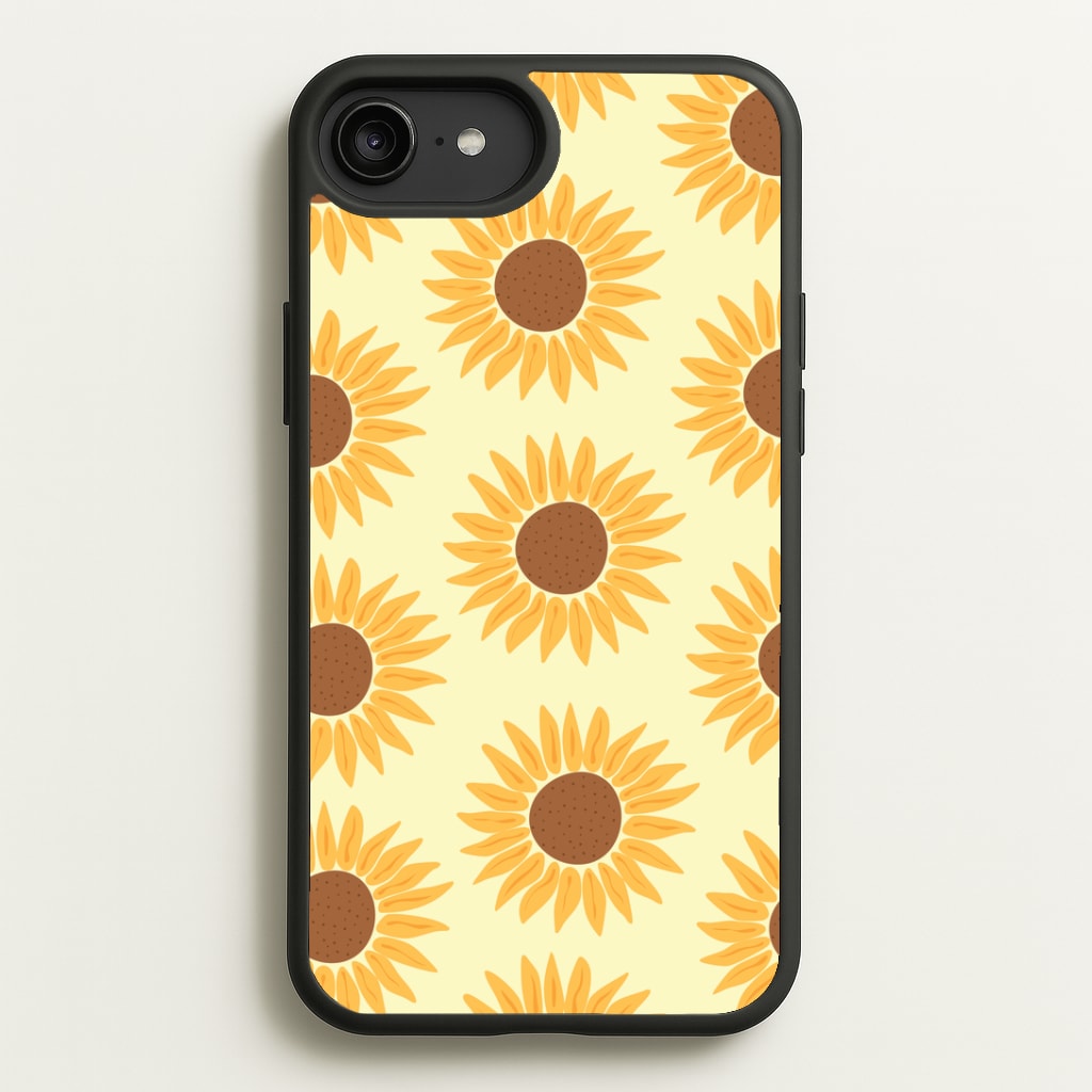 Sunflowers Abstract Pattern Phone Case