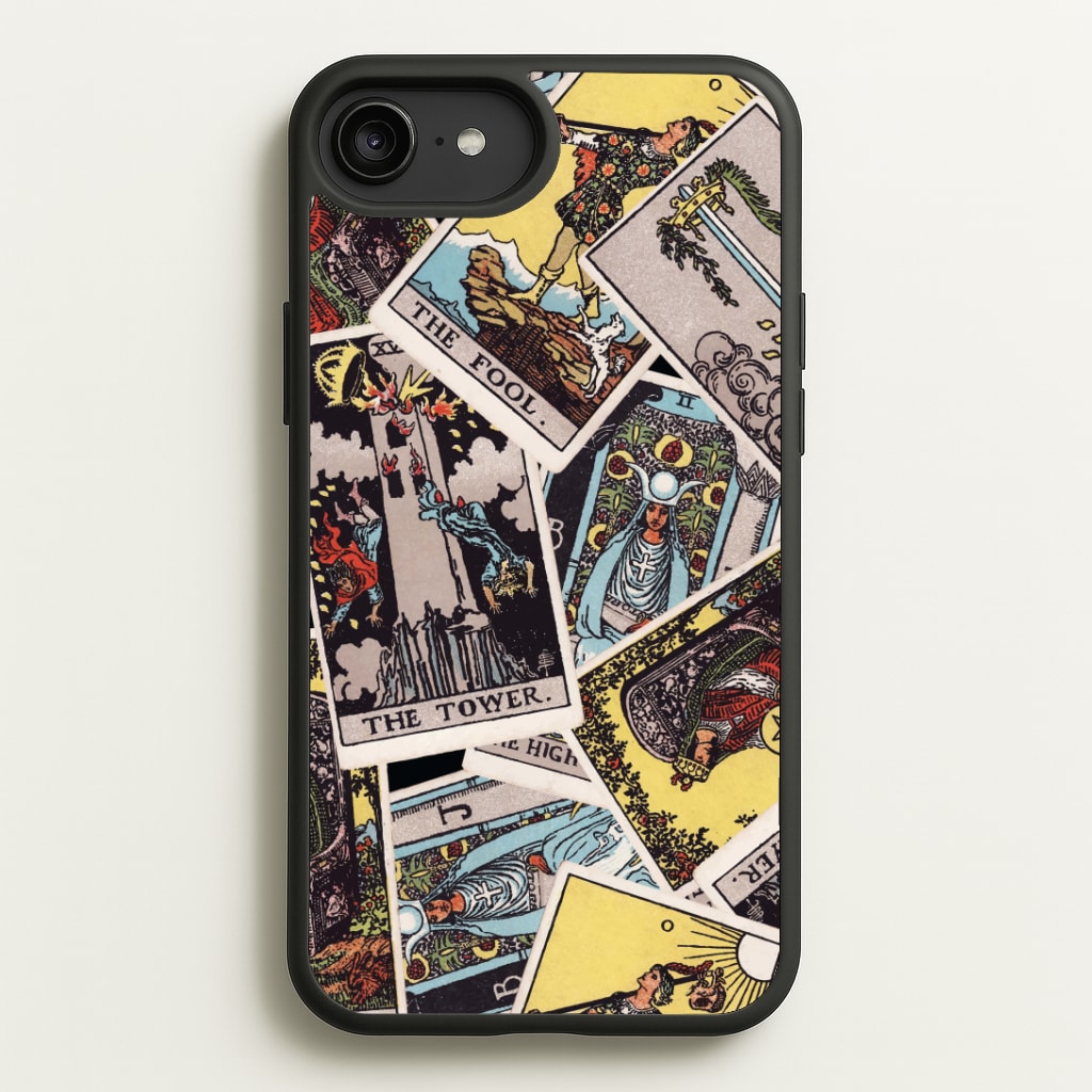 Tarot Cards Collage Pattern Phone Case