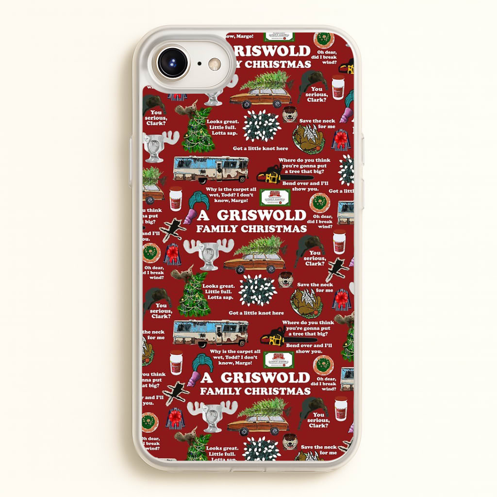 Christmas Holiday Collage Phone Case