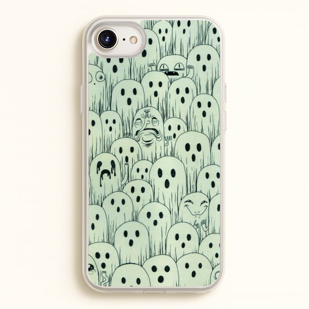Droopy Ghost Pattern Phone Case