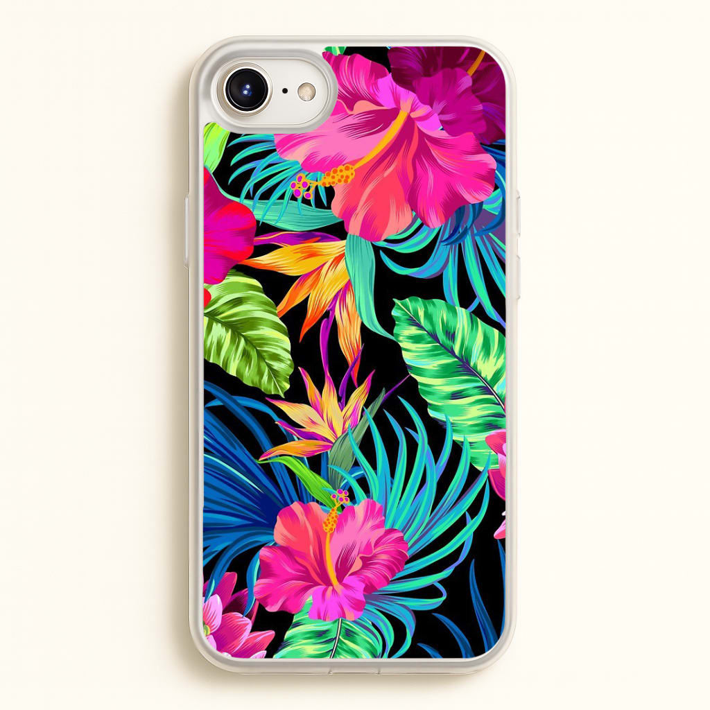 Colourful Hibiscus Pattern Phone Case
