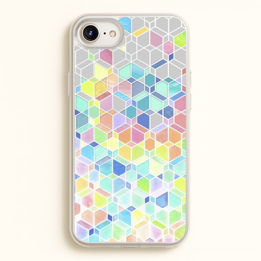 Bright Hexagon Pattern Phone Case